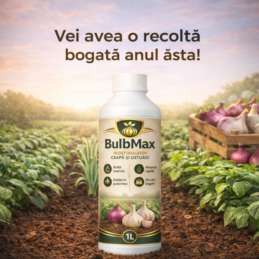 BulbMax™ - Fertilizator pentru ceapă și usturoi
