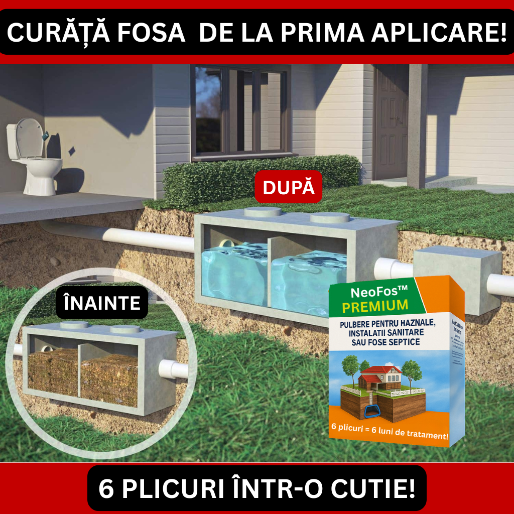 Set of 6 Pudră profesională pentru fosă
